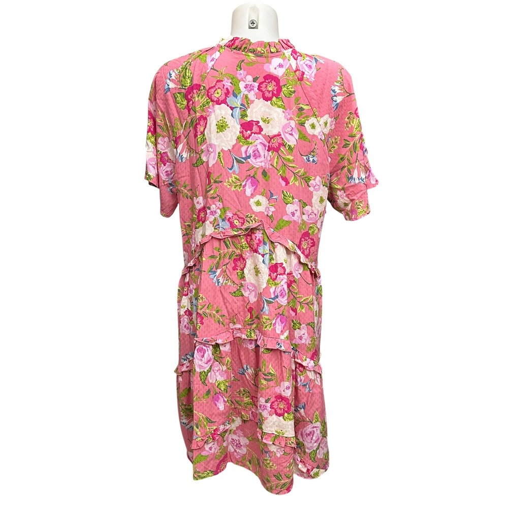 Matilda Jane Enchanted Garden Fresh Florals Ruffle Sleeve Medium Tiered Dress View 5